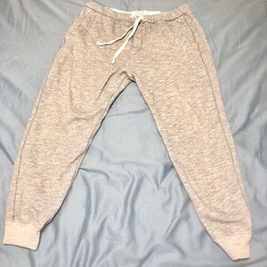 Heather Gray Jogger Sweatpants